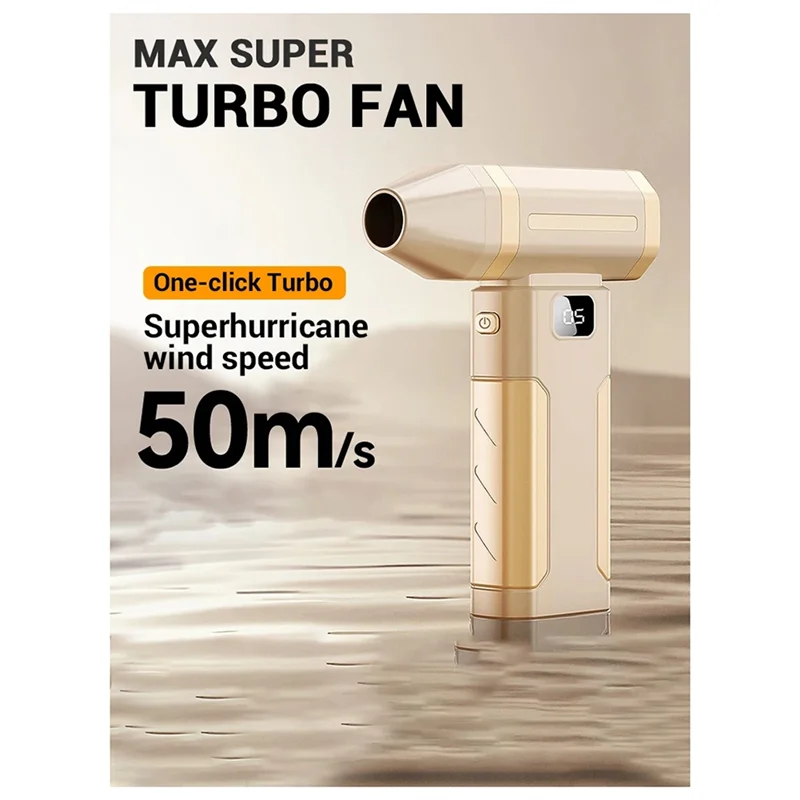 B84B-Turbo Jetfan Rechargeable Blower 450000RPM Brushless Dust Blower Electric Dryer B
B84B-Turbo Jetfan Rechargeable Blower 450000RPM Brushless Dust Blower Electric Dryer B