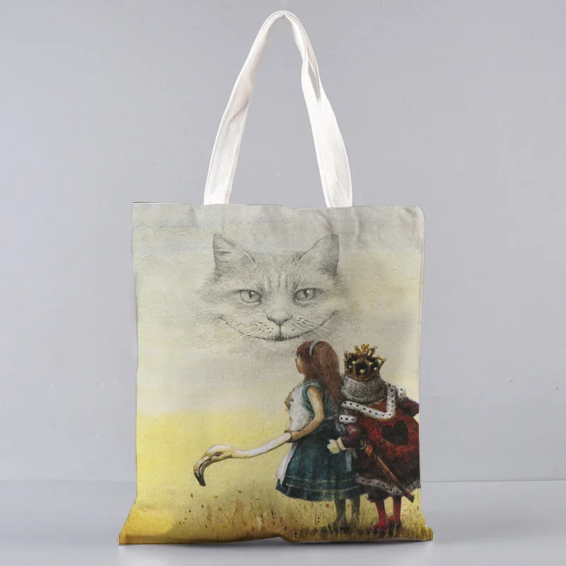 Shopper Alice Tea Time Painted Handbag Girl Shoulder Shopping Bag Lady Canvas BagTote Bag Women Harajuku Shopper
Shopper Alice Tea Time Painted Handbag Girl Shoulder Shopping Bag Lady Canvas BagTote Bag Women Harajuku Shopper