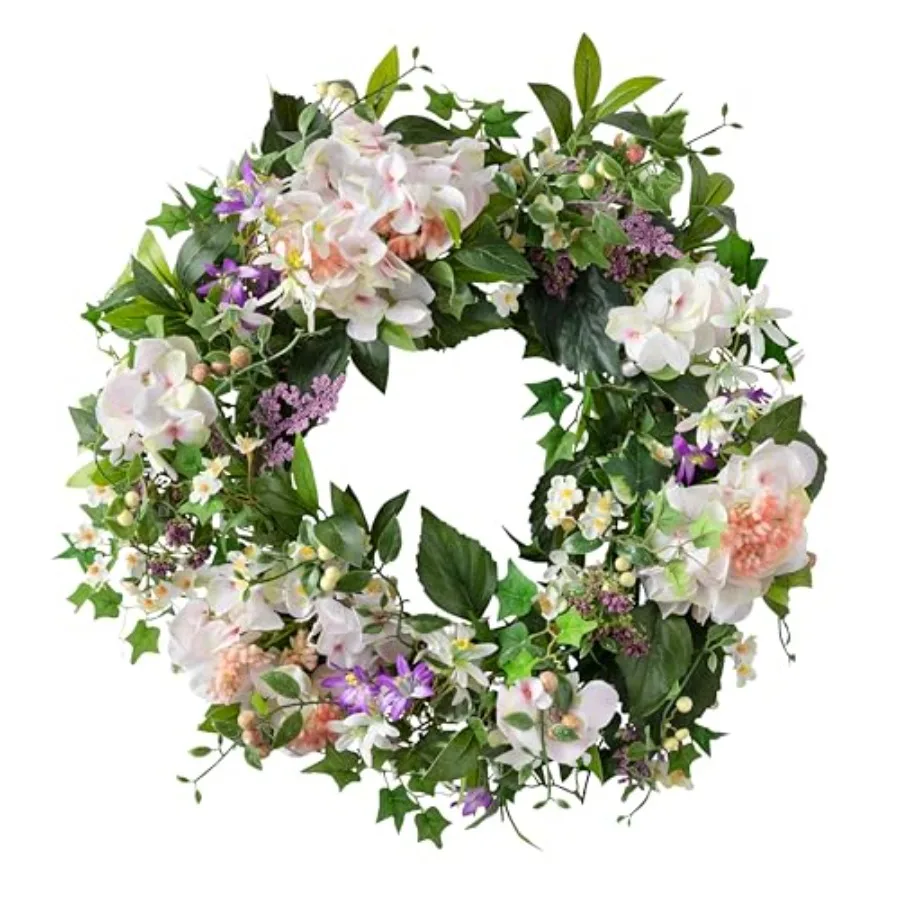 Outdoor Enchanted Garden Spring Summer Wreath - 30 Premium UV-Protected Green Wreath for Front Door, Patio, Garden Al Fresco Sp
Outdoor Enchanted Garden Spring Summer Wreath - 30 Premium UV-Protected Green Wreath for Front Door, Patio, Garden Al Fresco Sp