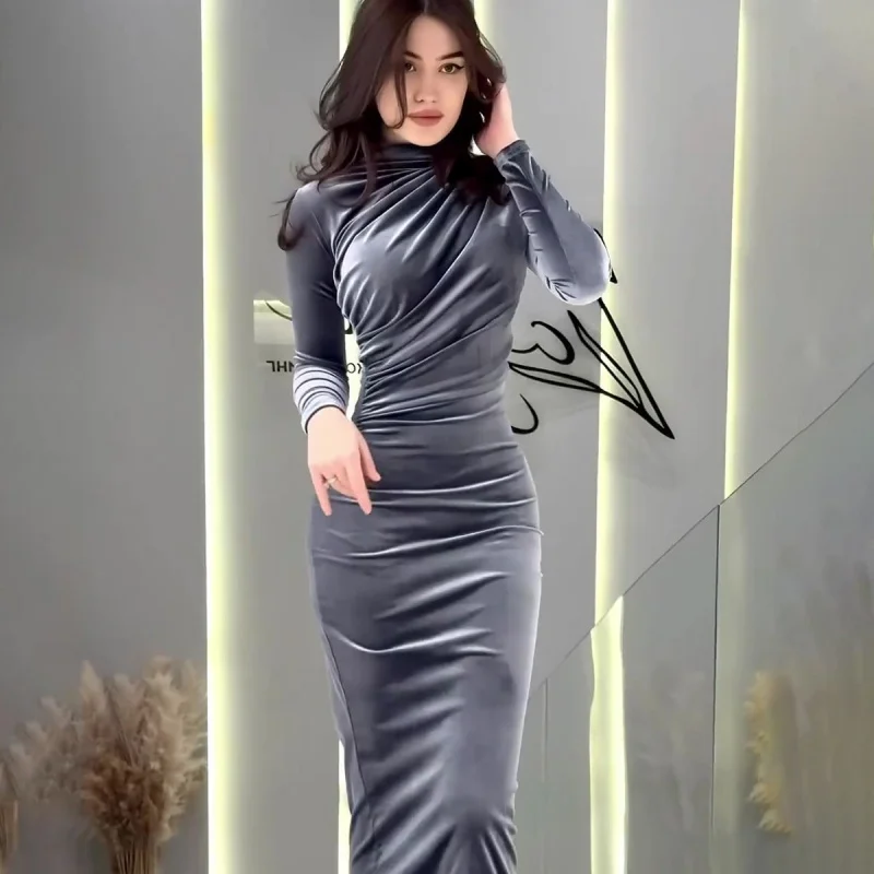 2025Velvet Slim Fit Sexy Waist-Cinching Slimming Irregular Long Dress for Women
2025Velvet Slim Fit Sexy Waist-Cinching Slimming Irregular Long Dress for Women