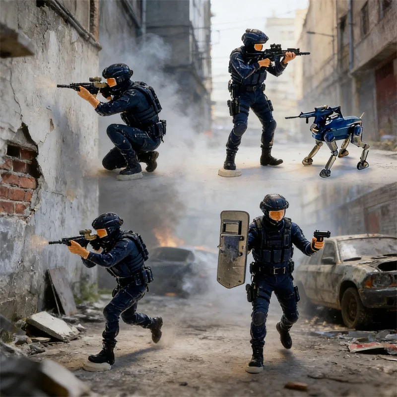 New Product 1/64 Special Forces Miniature Exquisite Resin Doll Static Model DIY Hand Painting Scene Matching Ornament Toy Gift
New Product 1/64 Special Forces Miniature Exquisite Resin Doll Static Model DIY Hand Painting Scene Matching Ornament Toy Gift