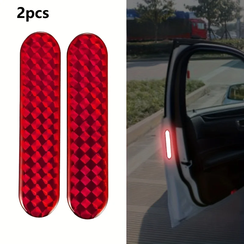 4PCS Car Reflective Strips Car Door Stickers Car Safety Warning Stickers Small Anti-Collision Reflective Strips Automobile Decor
4PCS Car Reflective Strips Car Door Stickers Car Safety Warning Stickers Small Anti-Collision Reflective Strips Automobile Decor