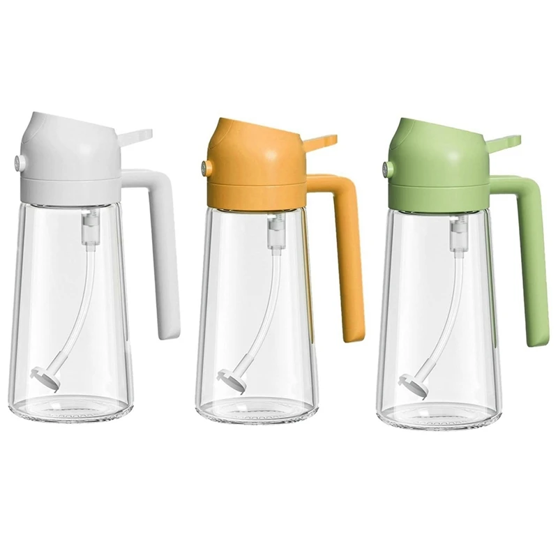 3PCS Oil Dispenser For Kitchen Spray 2 In 1 Oil Dispenser And Oil Sprayer Olive Bottle Spray And Pour For Kitchen
3PCS Oil Dispenser For Kitchen Spray 2 In 1 Oil Dispenser And Oil Sprayer Olive Bottle Spray And Pour For Kitchen