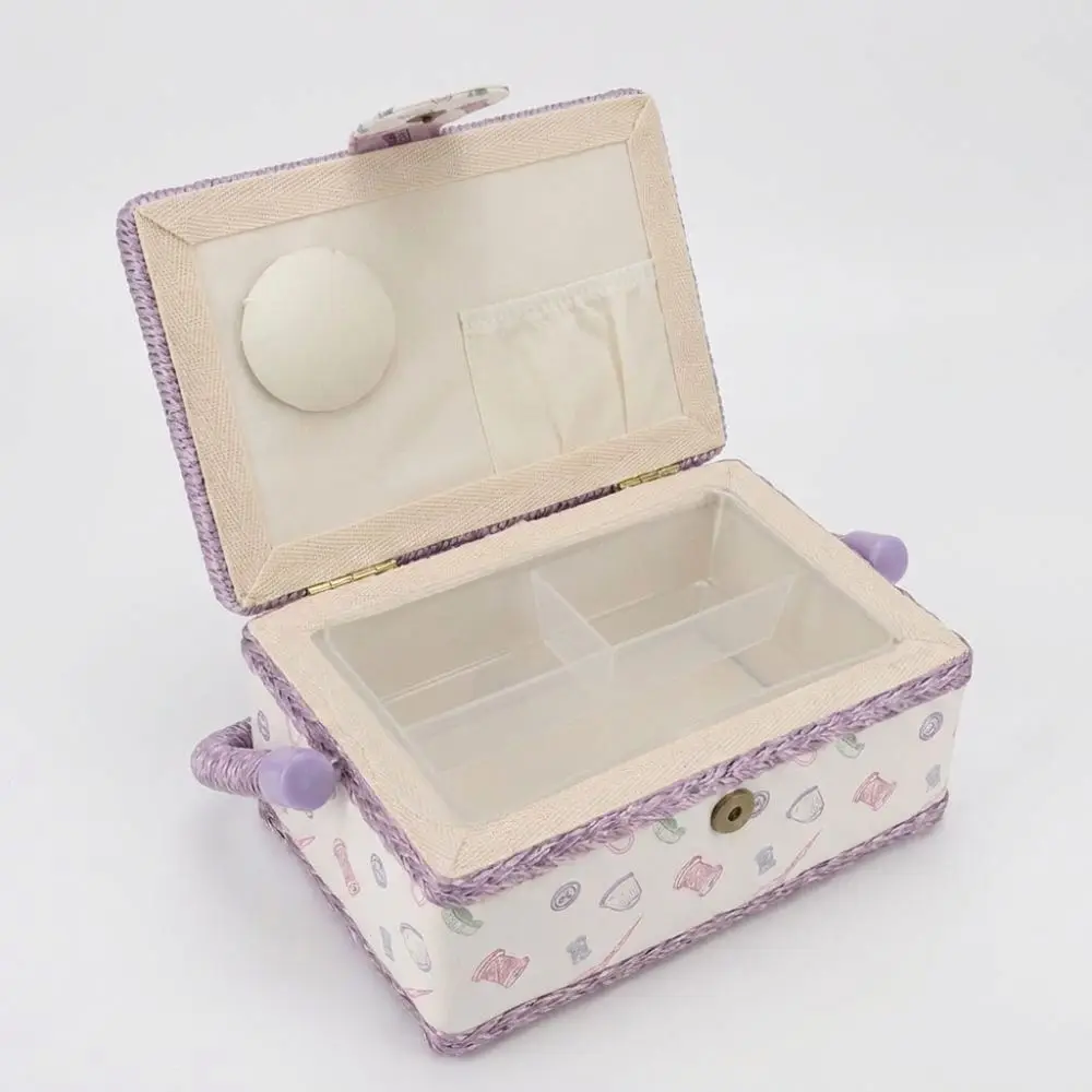 Large Capacity Sewing Basket Mending Storage Print Design Sewing Organizer Box Interior Pocket Removable Plastic Tray
Large Capacity Sewing Basket Mending Storage Print Design Sewing Organizer Box Interior Pocket Removable Plastic Tray