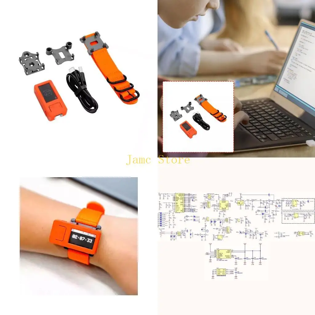 LX0B Wearable Electronics Starter For M5StickC Wearable Watch Multiple Installation For Prototyping Enthusiasts
LX0B Wearable Electronics Starter For M5StickC Wearable Watch Multiple Installation For Prototyping Enthusiasts