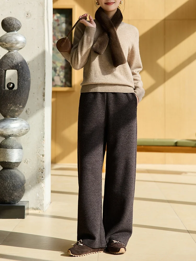 Comfortable Thickened Elastic Casual Pants Double-sided Craftskin-friendly Outer Layer Australian Wool Inner Layer Meat Conce...
Comfortable Thickened Elastic Casual Pants Double-sided Craftskin-friendly Outer Layer Australian Wool Inner Layer Meat Conce...