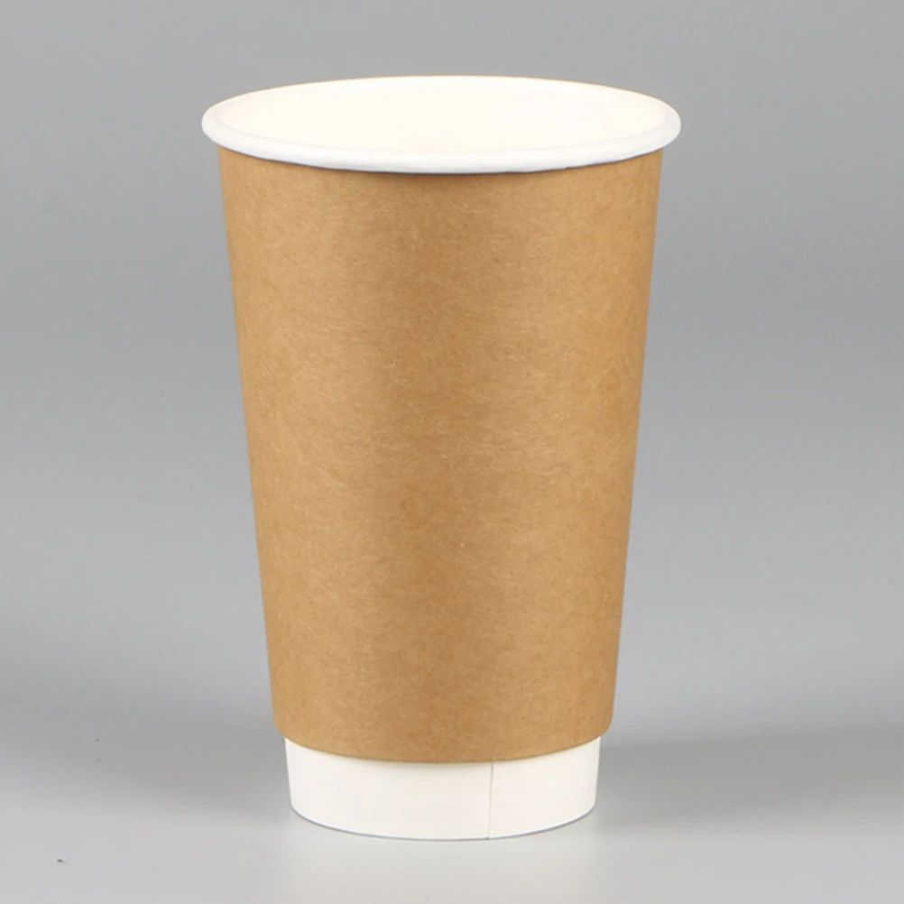25PCS Takeaway Paper Cup Set Disposable Cups Kraft Coffee Hot Cold Beverage Restaurants Home Premium Material Double Insulation
25PCS Takeaway Paper Cup Set Disposable Cups Kraft Coffee Hot Cold Beverage Restaurants Home Premium Material Double Insulation