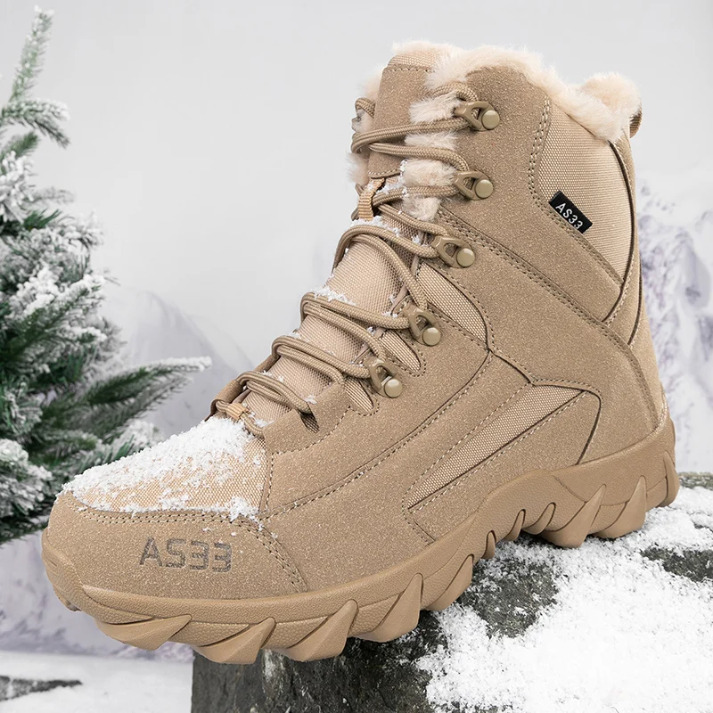 Winter Men’s Hiking Boots Anti-Slip Outdoor Desert Combat Boots Warm Snow Boots Tactical Hunting Boots Trekking Shoes Work Boots
Winter Men’s Hiking Boots Anti-Slip Outdoor Desert Combat Boots Warm Snow Boots Tactical Hunting Boots Trekking Shoes Work Boots