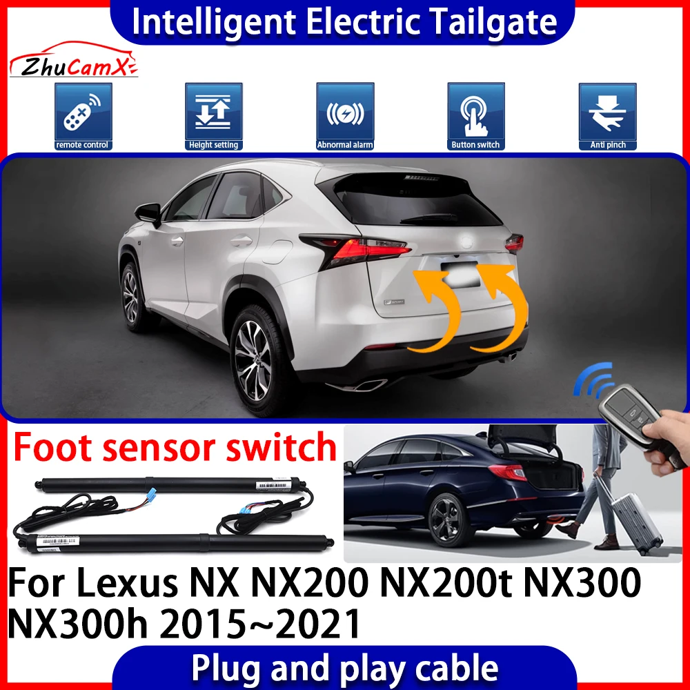 Автоматический электрический подъемник багажника (комплект) для Lexus NX NX200 NX200t NX300 NX300h 2015~2021
Автоматический электрический подъемник багажника (комплект) для Lexus NX NX200 NX200t NX300 NX300h 2015~2021