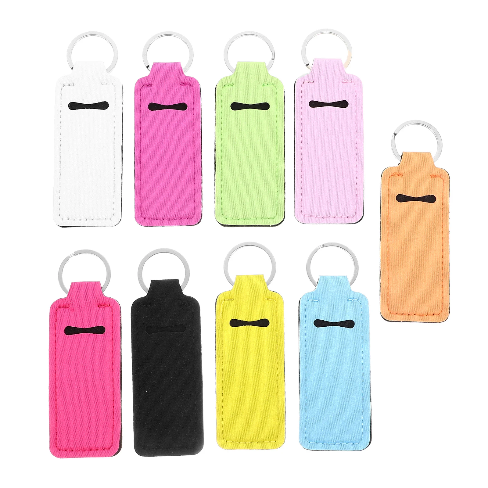 9Pcs Protective Lipstick Cover Key Ring Colorful Carrying Case for Lip Cream Balm Tube Outdoor Use Small Keychain Pendant
9Pcs Protective Lipstick Cover Key Ring Colorful Carrying Case for Lip Cream Balm Tube Outdoor Use Small Keychain Pendant