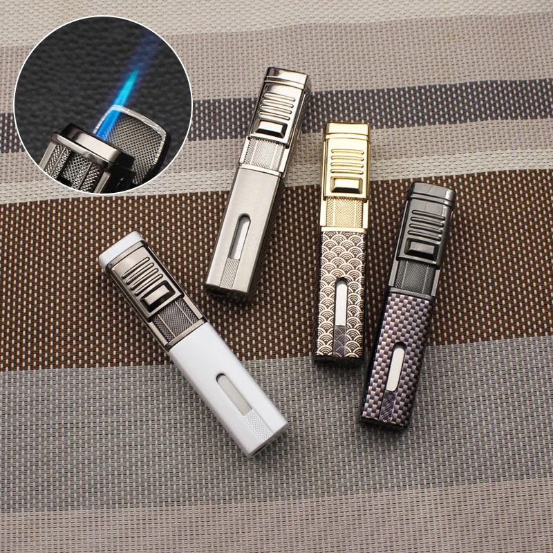 Jobon Metal Outdoor Windproof Butane Gas Lighter Strong Blue Flame Turbine Torch Spray Gun Inflatable Cigar Lighter Men's Gift
Jobon Metal Outdoor Windproof Butane Gas Lighter Strong Blue Flame Turbine Torch Spray Gun Inflatable Cigar Lighter Men's Gift