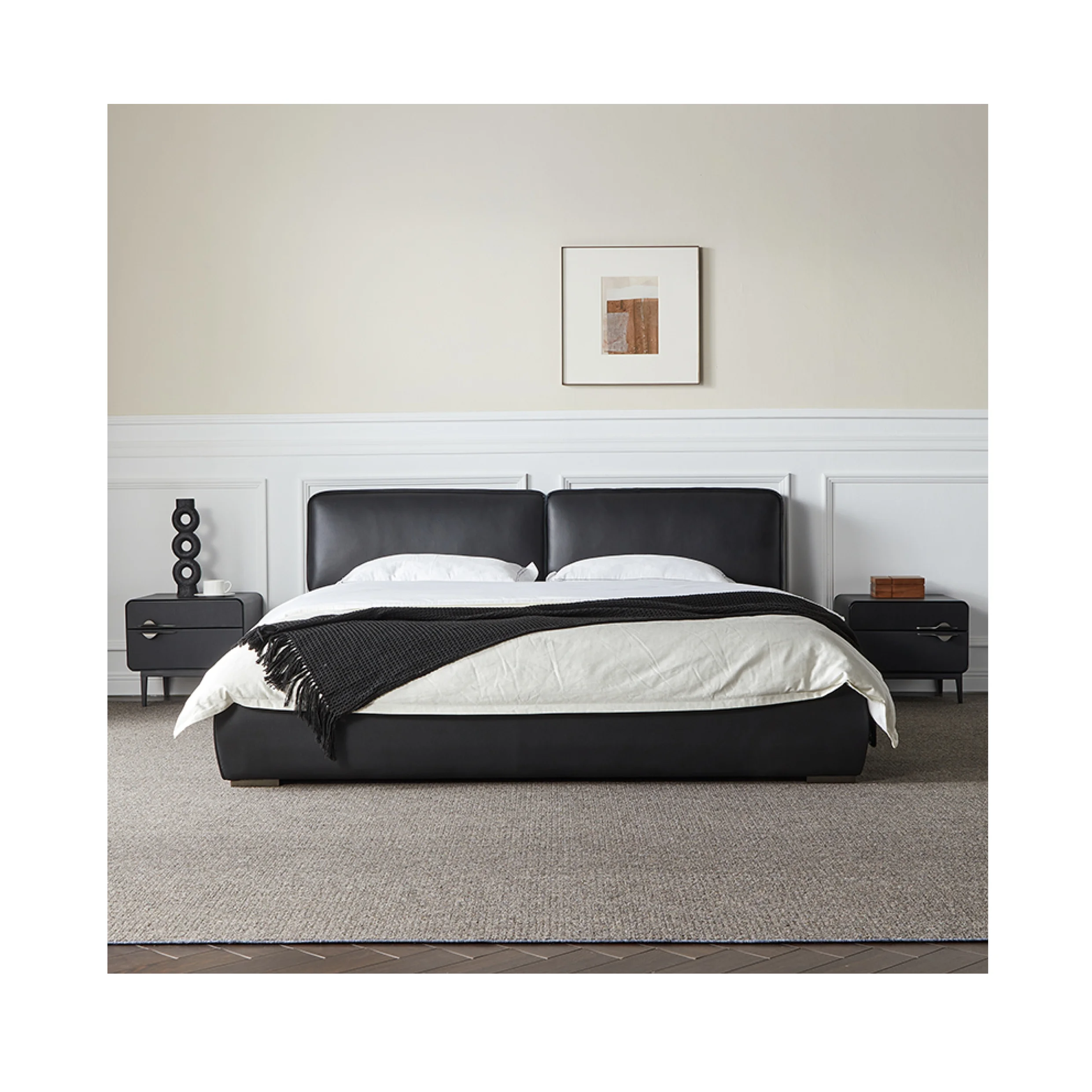 Высококачественный комплект кровати для спальни, мебель для спальни, королевский размер, рамы для хранения мебели в скандинавском стиле, платформа, двуспальная кровать из цельного дерева 
Высококачественный комплект кровати для спальни, мебель для спальни, королевский размер, рамы для хранения мебели в скандинавском стиле, платформа, двуспальная кровать из цельного дерева