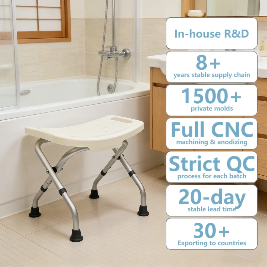 Simplywalk Aluminum Alloy 136KG Bath Shower Chair Large Medical Disabled People UKCA Long-term Cooperation
Simplywalk Aluminum Alloy 136KG Bath Shower Chair Large Medical Disabled People UKCA Long-term Cooperation