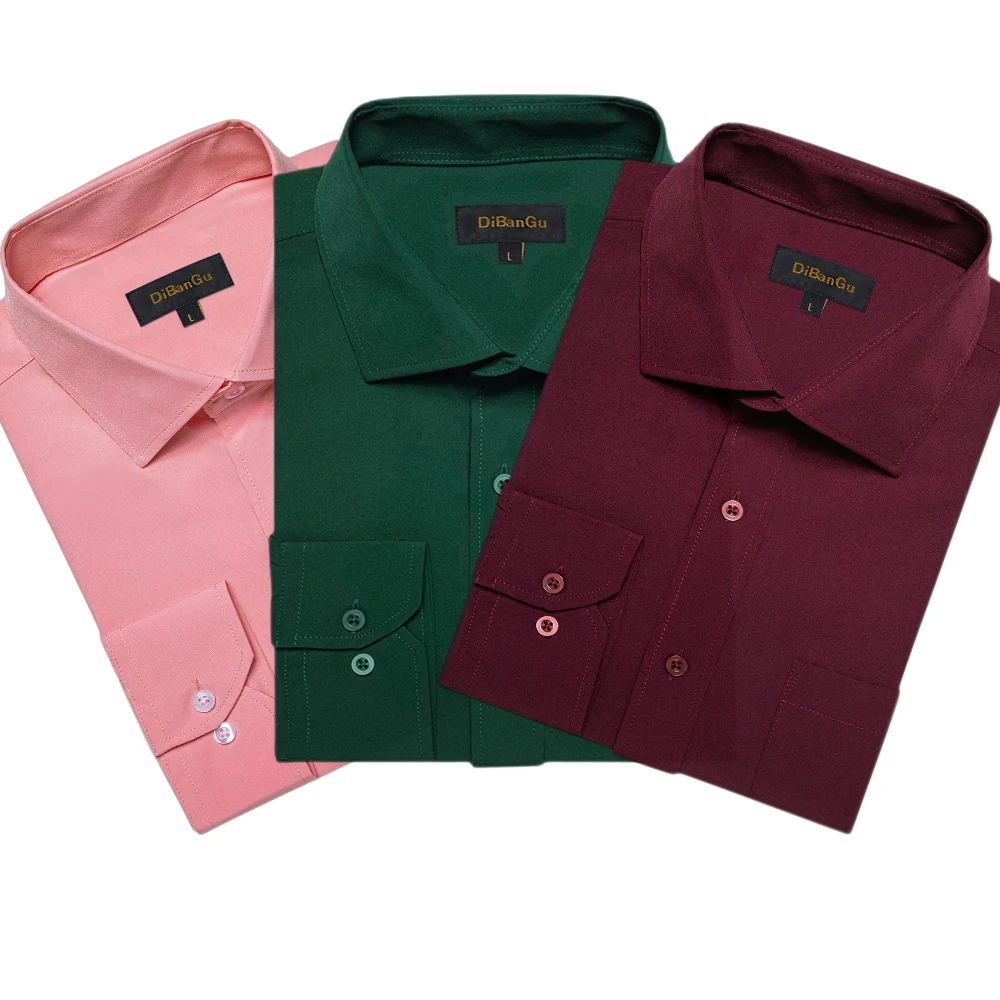 Shirts and Blouses Long Sleeve Business Casual Elegant Cotton Solid White Red Black Social Shirt for Suits Office Men's Clothing
Shirts and Blouses Long Sleeve Business Casual Elegant Cotton Solid White Red Black Social Shirt for Suits Office Men's Clothing