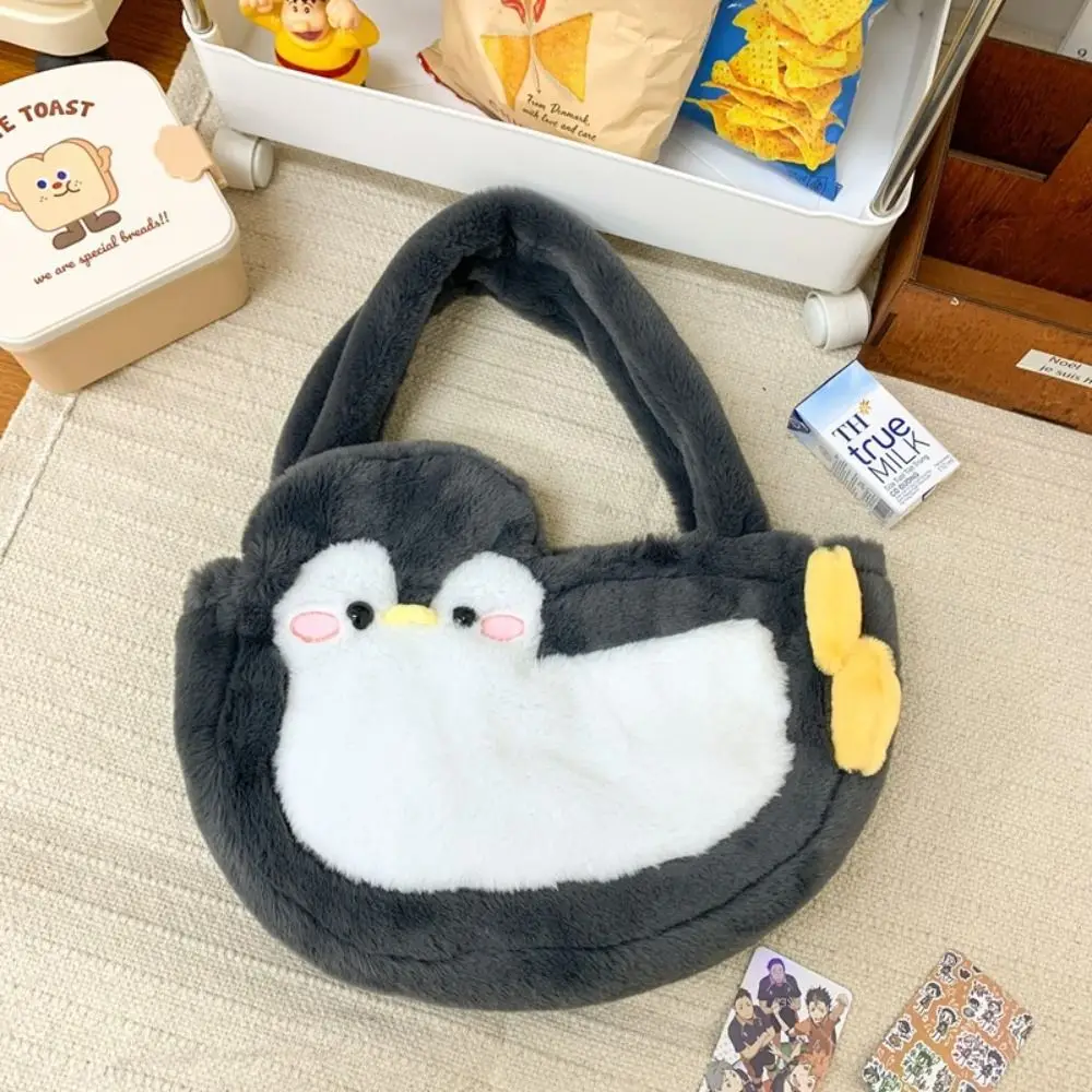 Soft Large Capacity Chubby Penguin Plush Bag Preppy Style Anime Cartoon Shoulder Bag Handbag Doll Tote Bag Girls
Soft Large Capacity Chubby Penguin Plush Bag Preppy Style Anime Cartoon Shoulder Bag Handbag Doll Tote Bag Girls