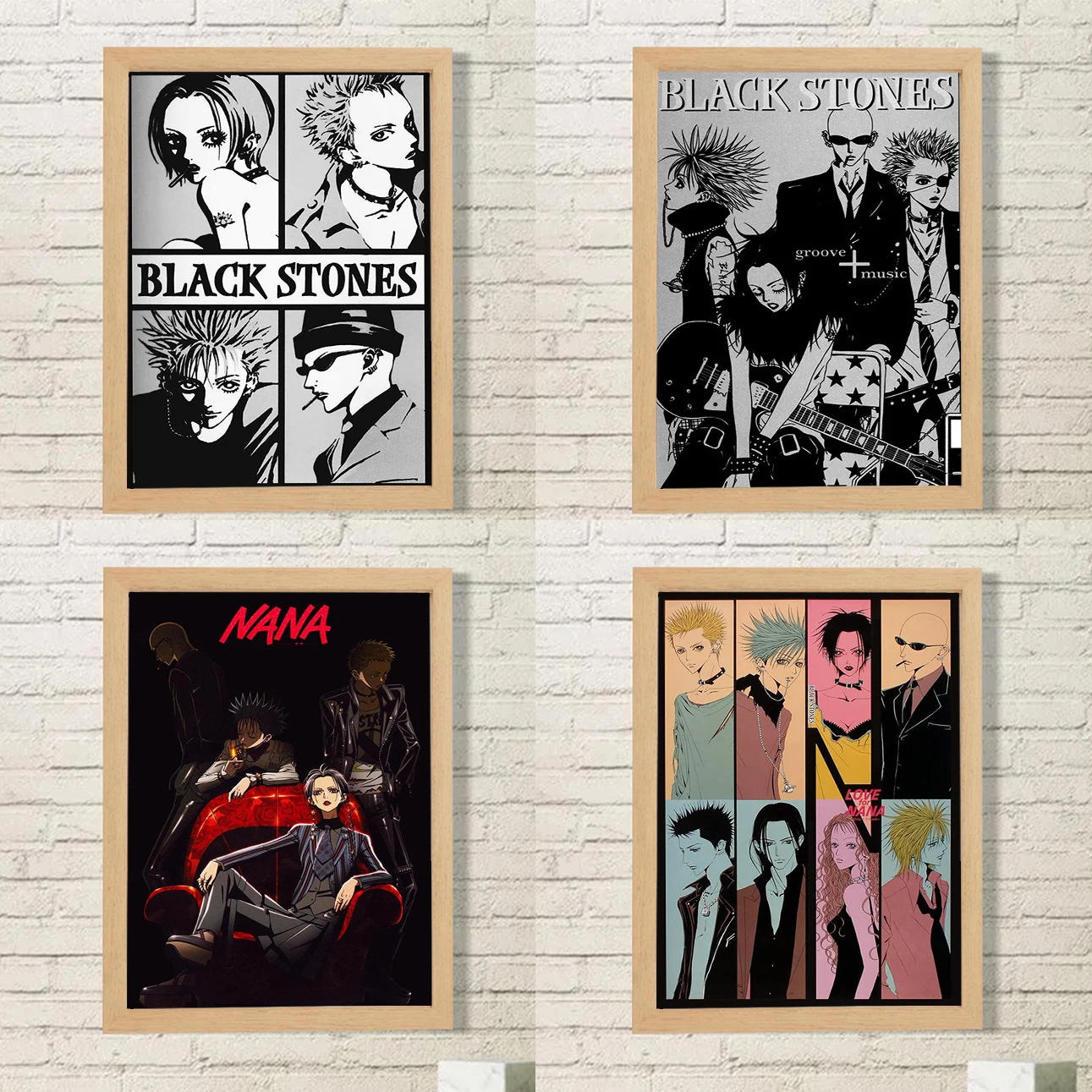 Black Stones Posters for Wall Decor Anime Poster Home Decorations NANA Large Paintings Modern Living Room Decoration Canvas Art
Black Stones Posters for Wall Decor Anime Poster Home Decorations NANA Large Paintings Modern Living Room Decoration Canvas Art