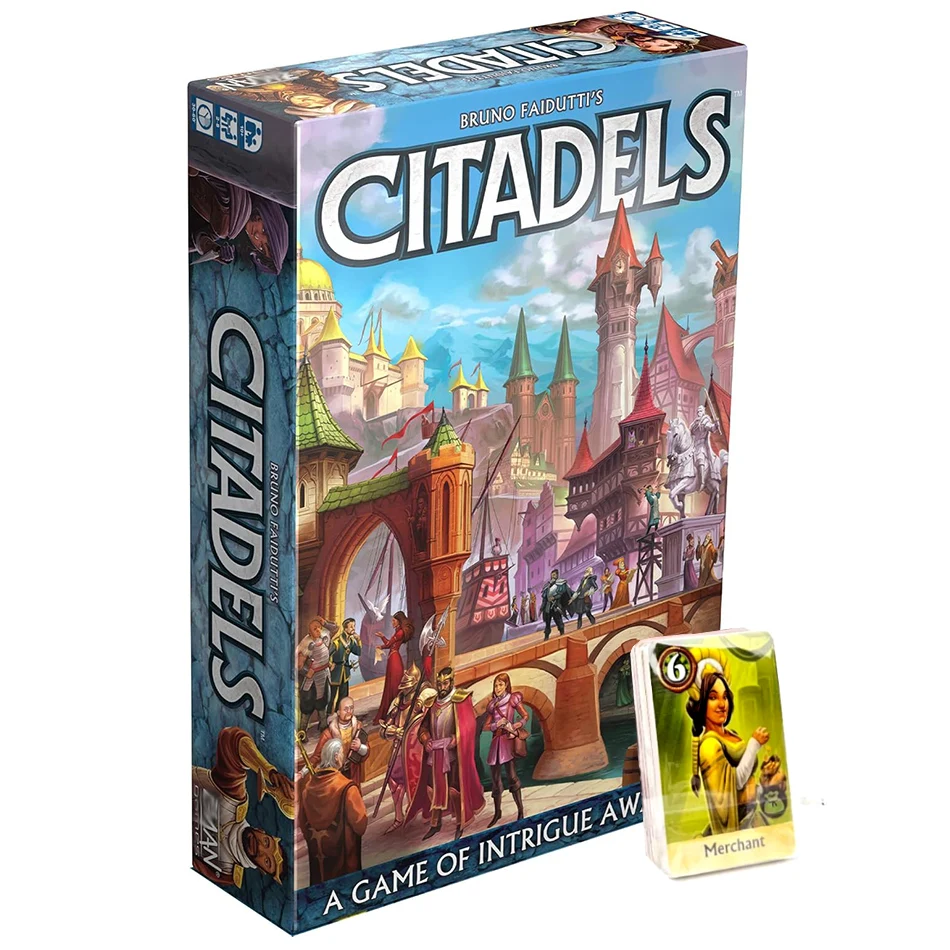Настольная игра Citadels Revised Edition — демонстрация мастер-строителя! Средневековая стратегическая игра для мальчиков и взрослых, 2–8 игроков, 30-60 мин.
Настольная игра Citadels Revised Edition — демонстрация мастер-строителя! Средневековая стратегическая игра для мальчиков и взрослых, 2–8 игроков, 30-60 мин.