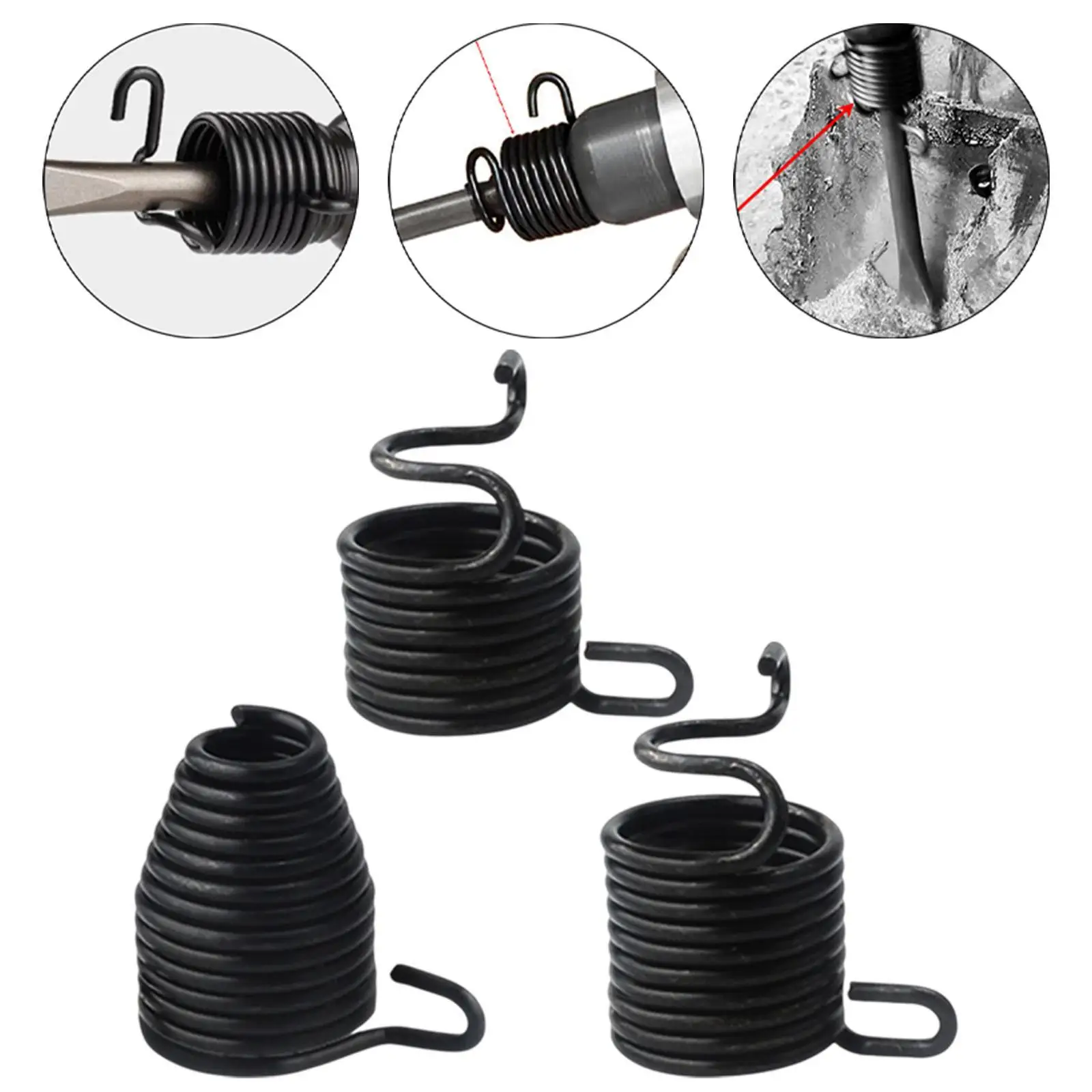 3Pcs Pneumatic Chisel Spring 150/190/250 Sturdy Tire Repair Professional Multifunction Rust Remover Mini Air Hammer Spring
3Pcs Pneumatic Chisel Spring 150/190/250 Sturdy Tire Repair Professional Multifunction Rust Remover Mini Air Hammer Spring