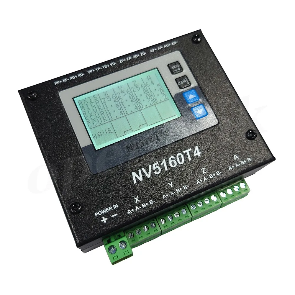 Digital display motor driver High-performance 4-axis stepper motor driver supporting pulse and direction control
Digital display motor driver High-performance 4-axis stepper motor driver supporting pulse and direction control