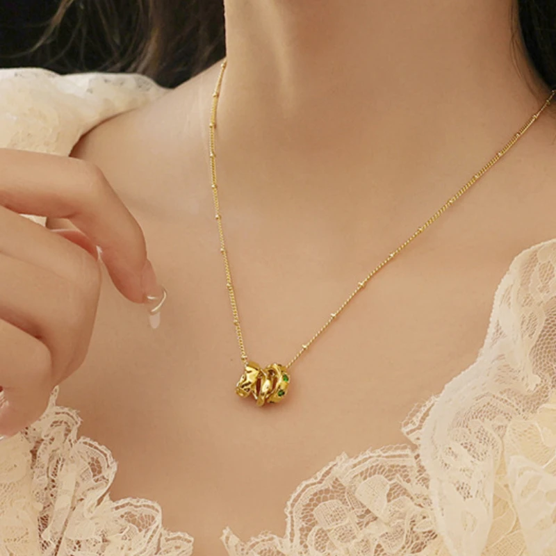 European and American Fashion Zircon Plated 18K Gold Necklace Fashionable Party Wedding Jewelry Gift Necklace
European and American Fashion Zircon Plated 18K Gold Necklace Fashionable Party Wedding Jewelry Gift Necklace