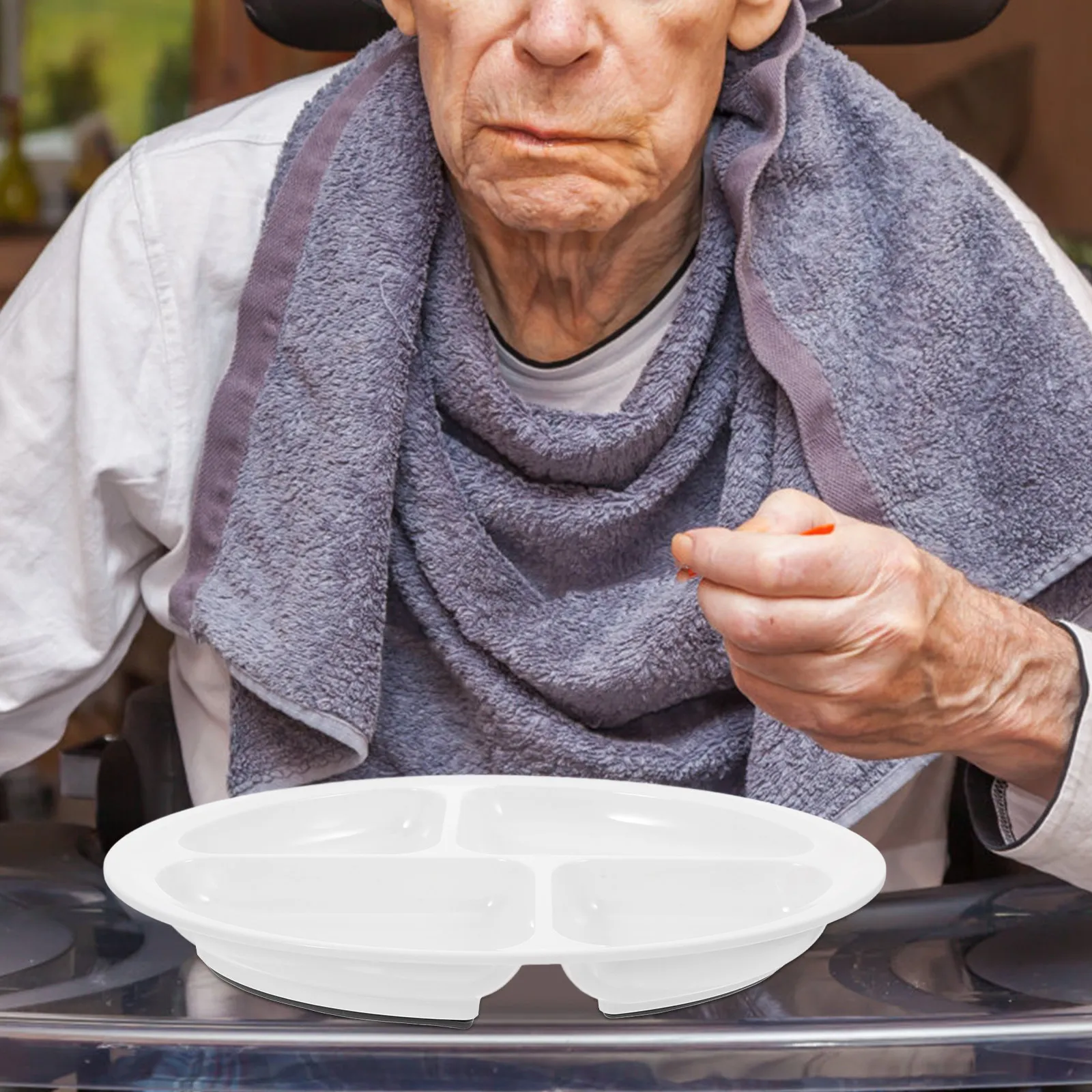 Reusable Melamine Divided Plate Multi-Grids Anti-Slip Non-Skid for Elderly Adults Portion Control Dinnerware Special Needs Food
Reusable Melamine Divided Plate Multi-Grids Anti-Slip Non-Skid for Elderly Adults Portion Control Dinnerware Special Needs Food
