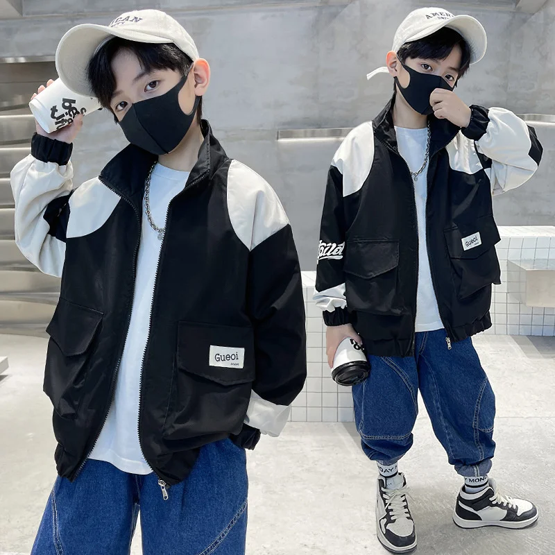 Boys Coat Jacket Cotton Outerwear Overcoat 2023 Black Spring Autumn Sport Teenagers Children's Warm Clothing
Boys Coat Jacket Cotton Outerwear Overcoat 2023 Black Spring Autumn Sport Teenagers Children's Warm Clothing