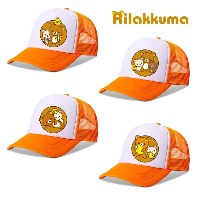 Rilakkuma Child Baseball Caps Cartoon Easy Bear Print Sun Hat Kids Adults Adjustable Peaked Cap Kawaii Summer Casual Hats Gifts
Rilakkuma Child Baseball Caps Cartoon Easy Bear Print Sun Hat Kids Adults Adjustable Peaked Cap Kawaii Summer Casual Hats Gifts