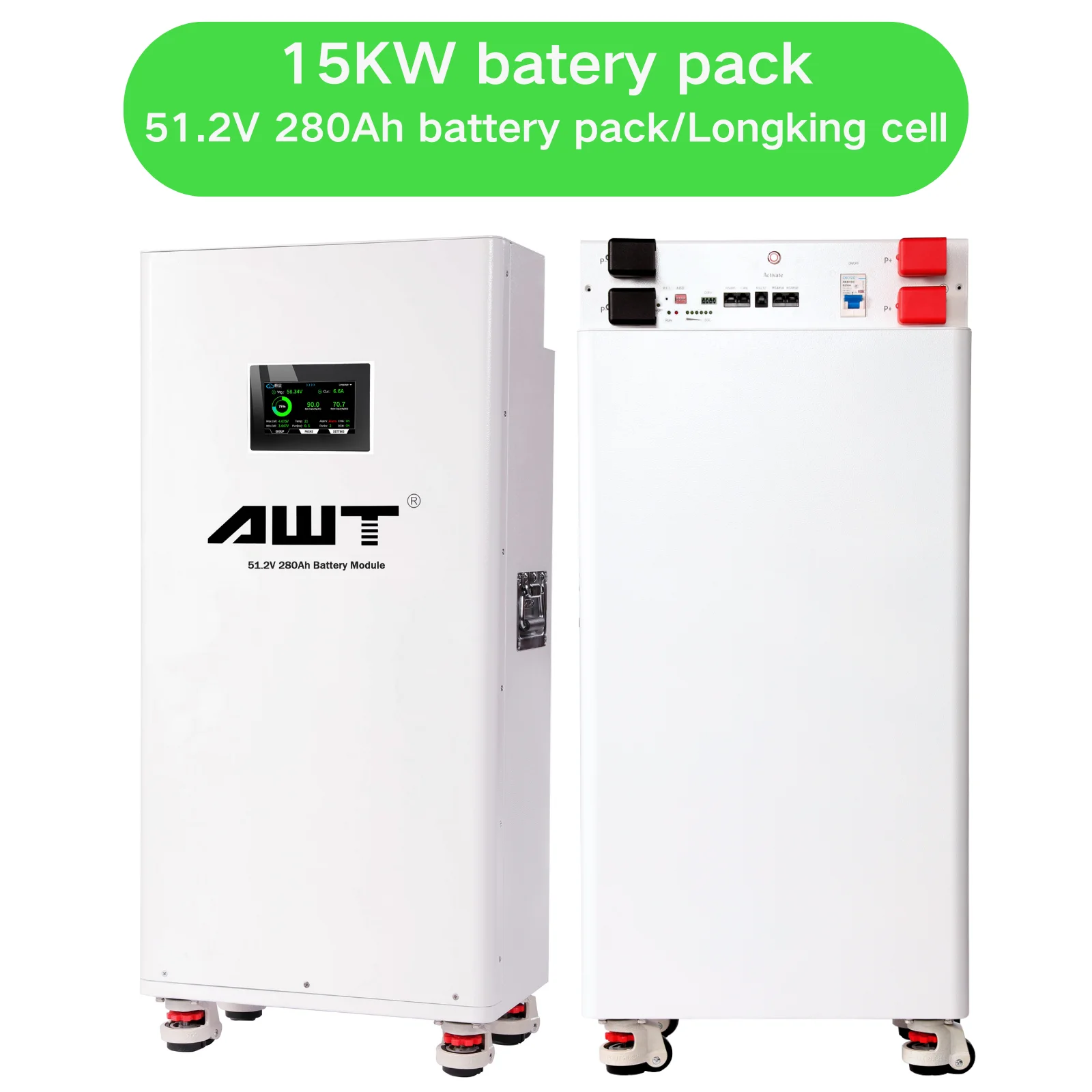 51.2V 15Kwh 20KWH 30KWH Lifepo4 Lithium Solar Battery 48V 280Ah 300Ah Lithium Ion Battery Pack 30Kwh Home Storage System
51.2V 15Kwh 20KWH 30KWH Lifepo4 Lithium Solar Battery 48V 280Ah 300Ah Lithium Ion Battery Pack 30Kwh Home Storage System