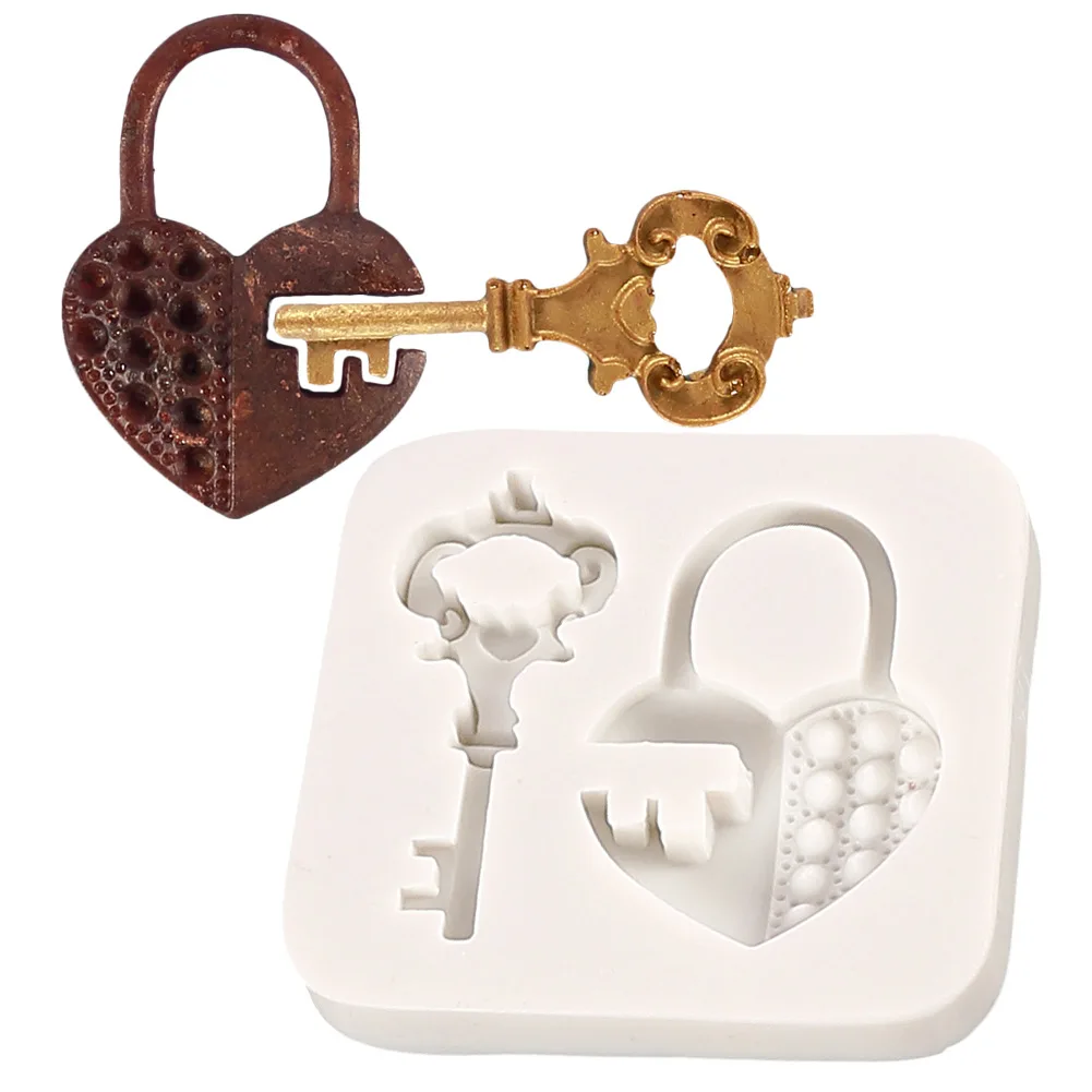 Силиконовая форма для ключей с замком любви, инструменты для украшения торта, шоколадных конфет M537
Силиконовая форма для ключей с замком любви, инструменты для украшения торта, шоколадных конфет M537