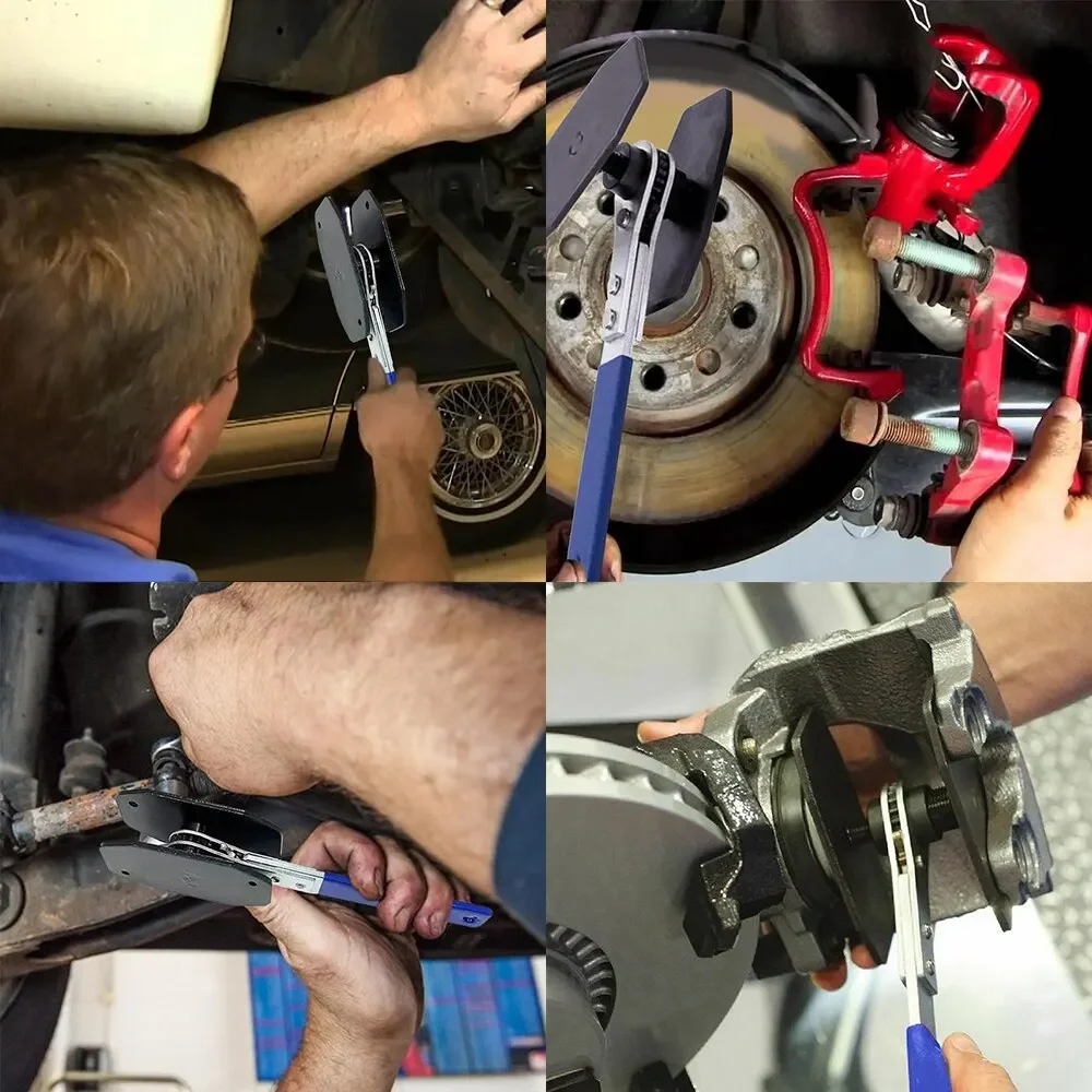Car Ratchet Brake Piston Caliper Spreader Tool Stainless Steel Press Twin Quad Separator Pad Disc Repair Kits Brake Caliper Tool
Car Ratchet Brake Piston Caliper Spreader Tool Stainless Steel Press Twin Quad Separator Pad Disc Repair Kits Brake Caliper Tool