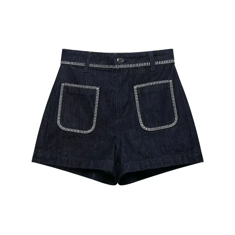 Wedbleser European American 2025 Summer New Women Clothing Design Sense Versatile Embroidery Thread Decoration Denim Shorts
Wedbleser European American 2025 Summer New Women Clothing Design Sense Versatile Embroidery Thread Decoration Denim Shorts