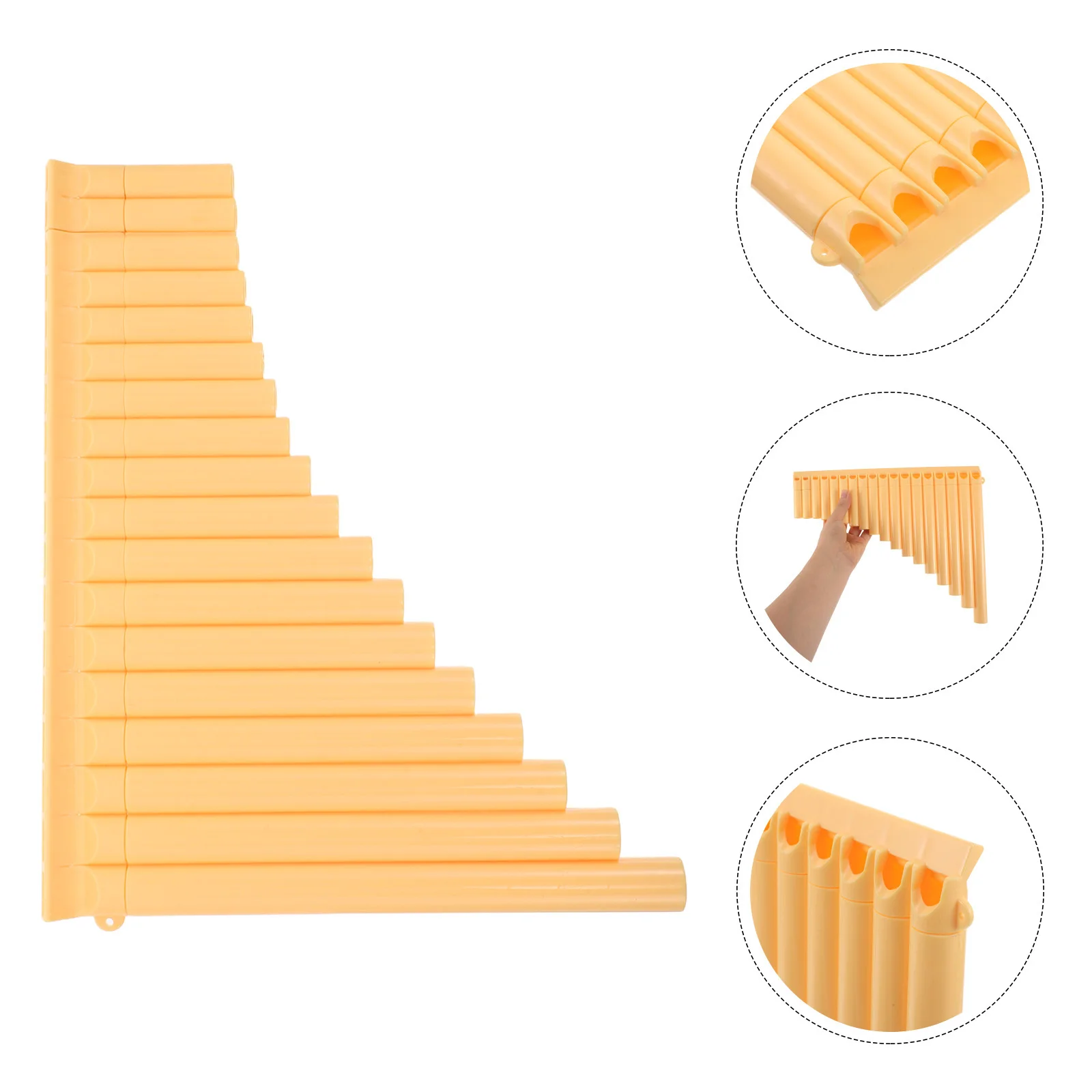 Vibrant Yellow 16 Pipes Pan Flute Easy Learning Professional Sound School Music Class Stage Performance Beginner Friendly
Vibrant Yellow 16 Pipes Pan Flute Easy Learning Professional Sound School Music Class Stage Performance Beginner Friendly