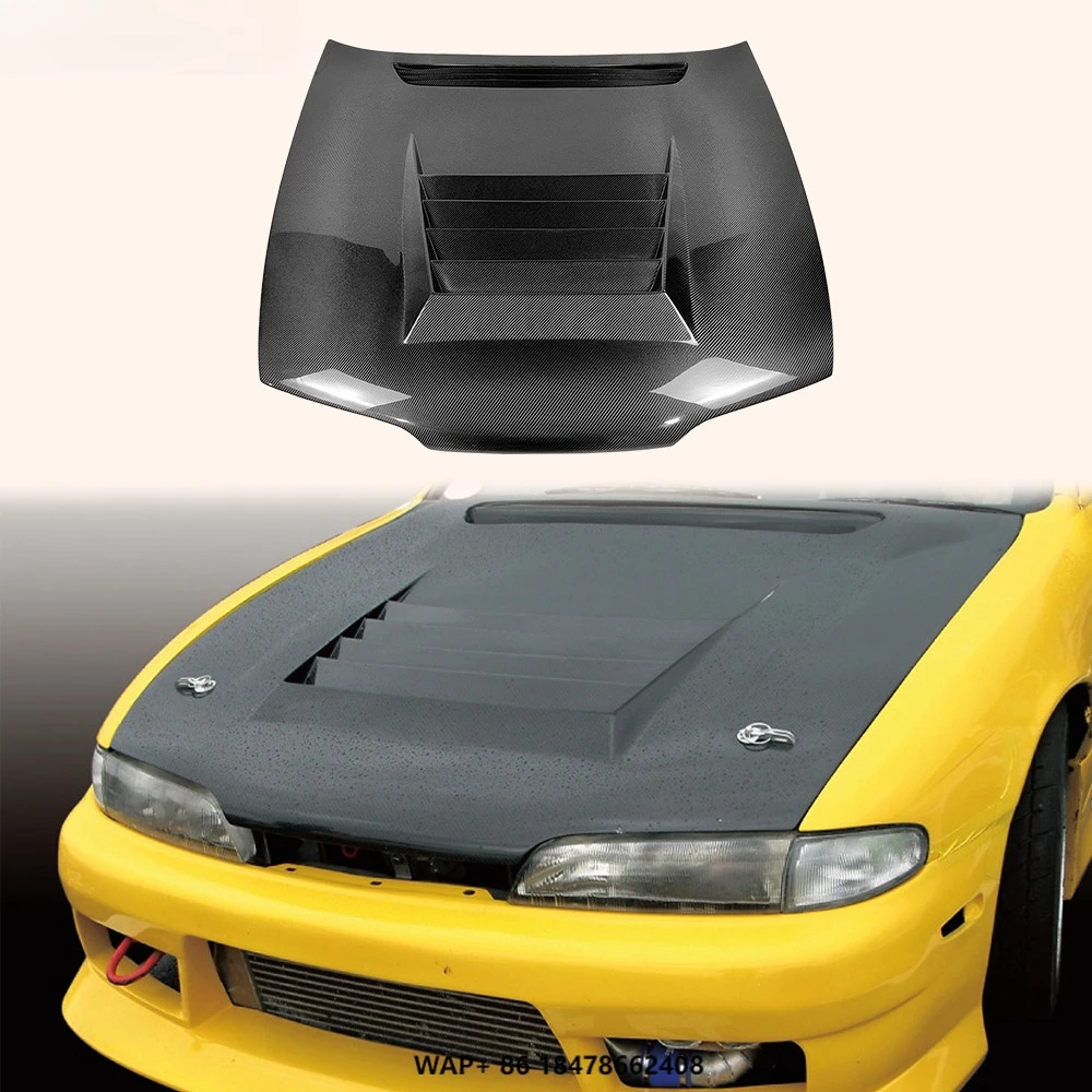 For Nissan Silvia S14 Zenki (Early Model) DM Type Carbon Fiber Front Hood Bonnet
For Nissan Silvia S14 Zenki (Early Model) DM Type Carbon Fiber Front Hood Bonnet