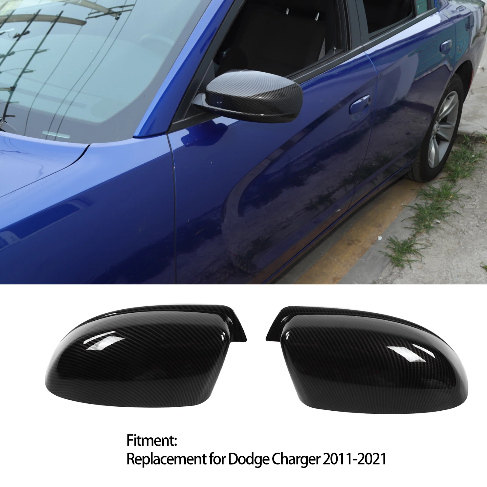 Mirror Cover Lightweight Mirror Cap Carbon Fiber ABS Mirror Shell Exterior Accessories For Dodge Charger 2011-2021
Mirror Cover Lightweight Mirror Cap Carbon Fiber ABS Mirror Shell Exterior Accessories For Dodge Charger 2011-2021