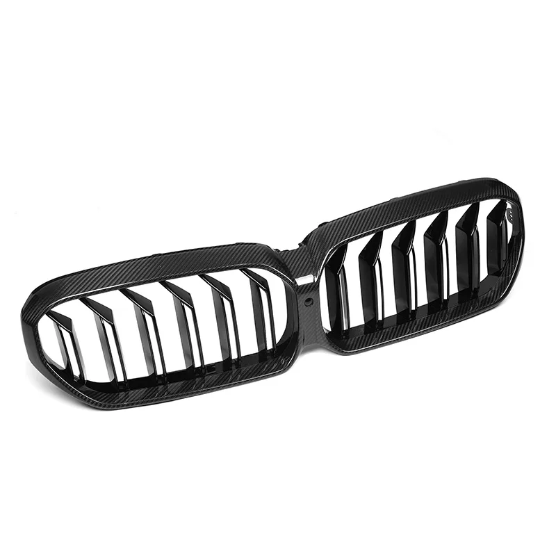 Dry Carbon Fiber Double Slats Front Bumper Mesh Grill Grille for 5 Series M5 G30 F90 LCI 530i 540i 2021 2022 2023
Dry Carbon Fiber Double Slats Front Bumper Mesh Grill Grille for 5 Series M5 G30 F90 LCI 530i 540i 2021 2022 2023