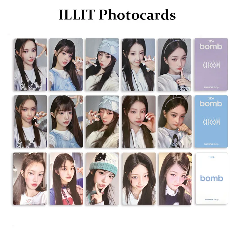 5/215 шт./компл. KPOP ILLIT BOMB WVS Ver Selfie Lomo карты Wonhee Moka Minju двухсторонняя фотокарта в корейском стиле Iroha Yunah подарки для фанатов
5/215 шт./компл. KPOP ILLIT BOMB WVS Ver Selfie Lomo карты Wonhee Moka Minju двухсторонняя фотокарта в корейском стиле Iroha Yunah подарки для фанатов
