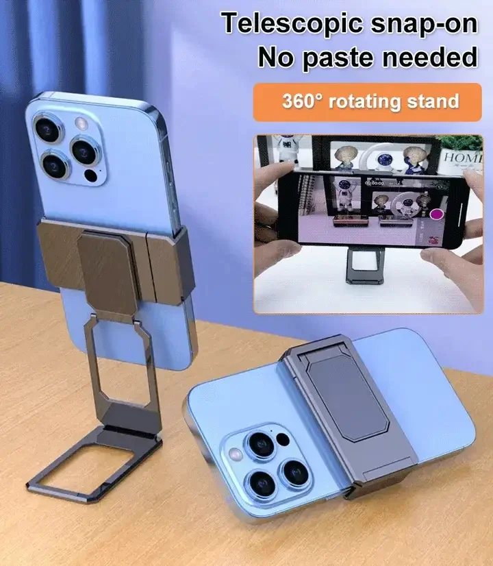 Mobile Phone Stand Newly upgraded back clip type 360 portable folding bracket
Mobile Phone Stand Newly upgraded back clip type 360 portable folding bracket