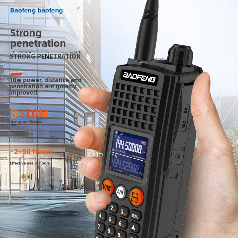 For Baofeng UV27A High Power 10W Outdoor Walkie Talkie One-Key Frequency Matching Factory Wholesale Hot Selling Item for Kids
For Baofeng UV27A High Power 10W Outdoor Walkie Talkie One-Key Frequency Matching Factory Wholesale Hot Selling Item for Kids