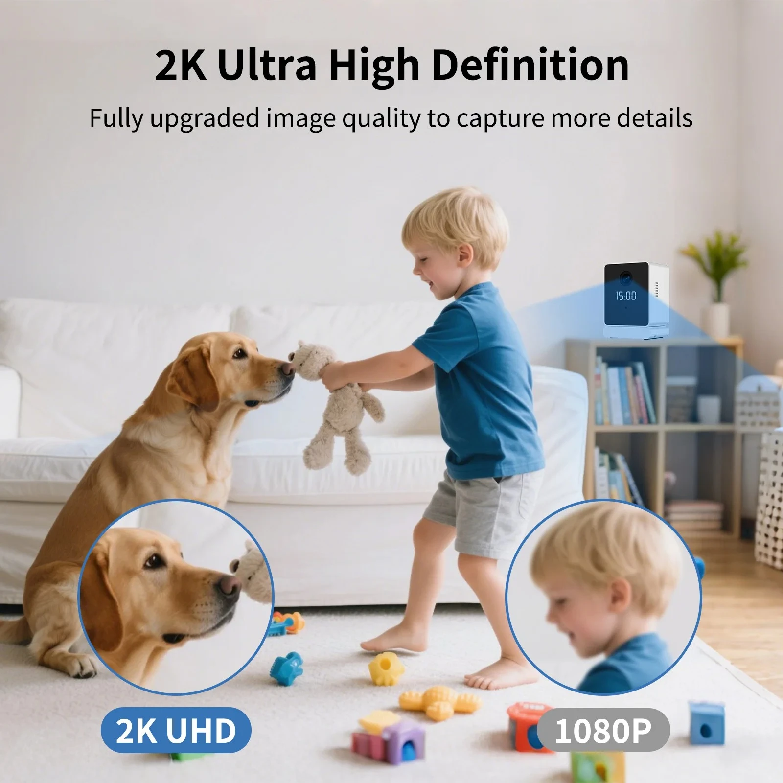 2025 New Night Vision Wifi Surveillance Camera Indoor Two-way Intercom with Clock Time 2K Quality Smart Camera
2025 New Night Vision Wifi Surveillance Camera Indoor Two-way Intercom with Clock Time 2K Quality Smart Camera