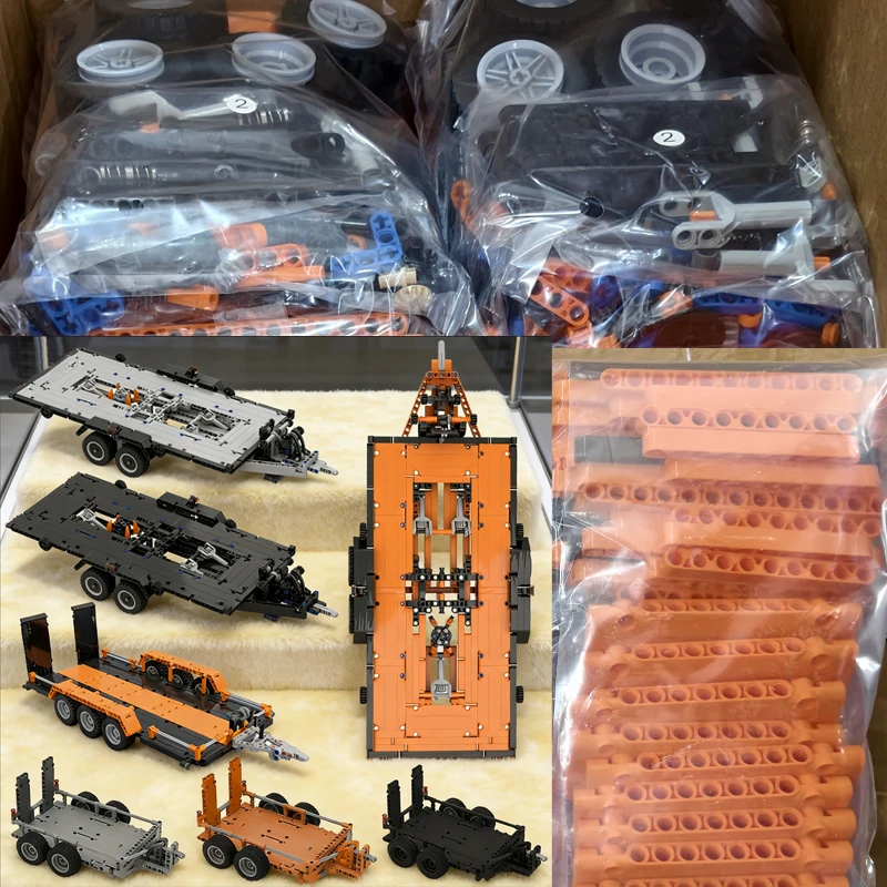 NEW Technical F-150 Raptor Car Trailer 42126 Can Tilted with Winch Trailer Building Blocks DIY MOC Assembly Bricks Kids Toy Gift
NEW Technical F-150 Raptor Car Trailer 42126 Can Tilted with Winch Trailer Building Blocks DIY MOC Assembly Bricks Kids Toy Gift