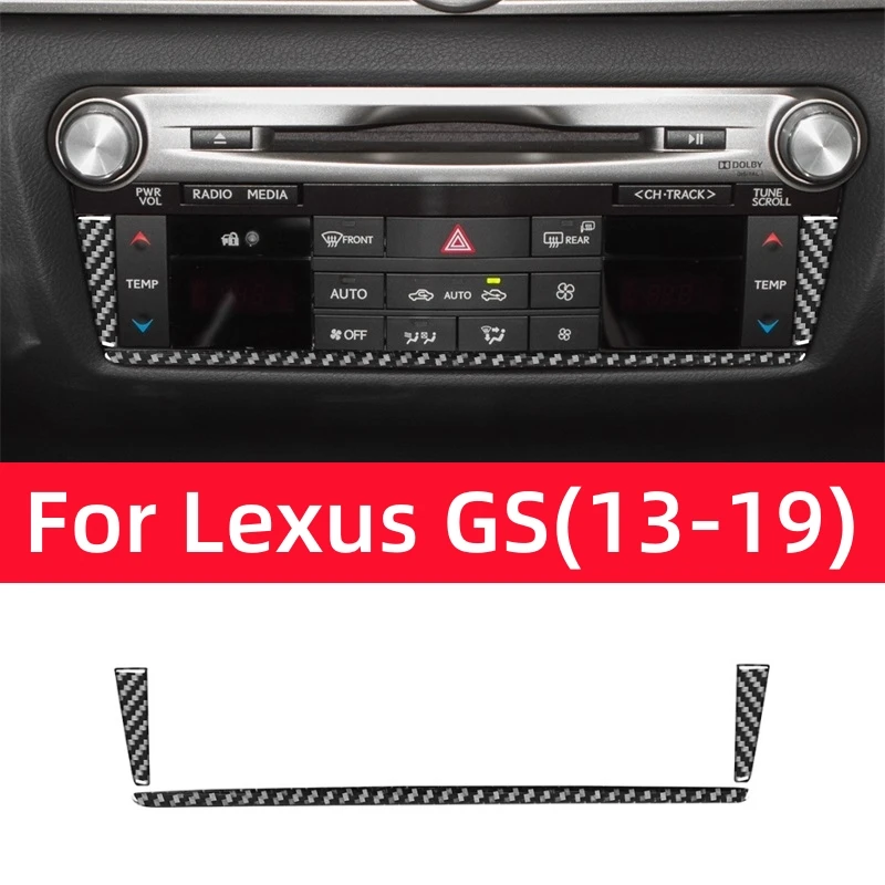 For Lexus GS 2013-2019 Car Accessories Carbon Fiber Car Air Conditioning Control Panel Frame Trim Cover Decoration Stickers
For Lexus GS 2013-2019 Car Accessories Carbon Fiber Car Air Conditioning Control Panel Frame Trim Cover Decoration Stickers