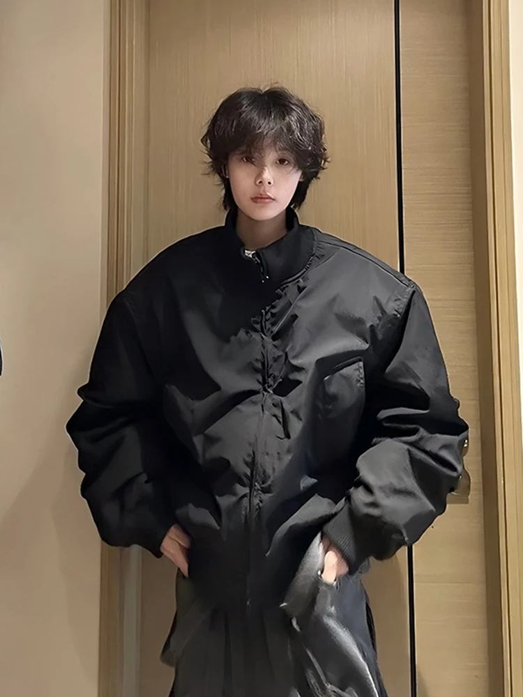 Мужская зимняя куртка-бомбер из хлопка American Sle Thiened, верхняя одежда для пар, с воротником-стойкой, свободный крой
Мужская зимняя куртка-бомбер из хлопка American Sle Thiened, верхняя одежда для пар, с воротником-стойкой, свободный крой