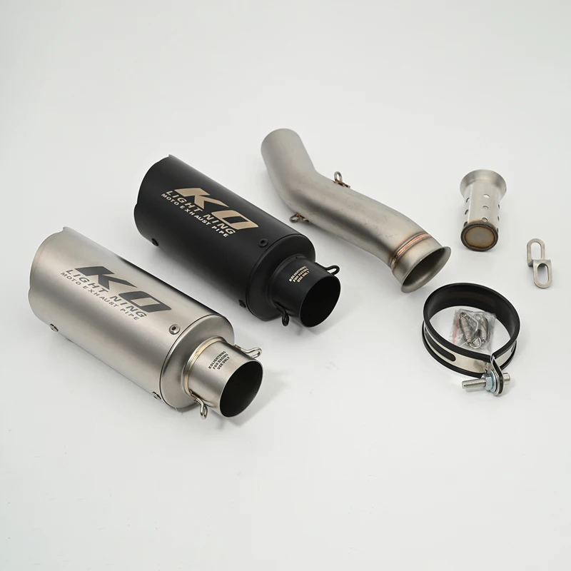 NK800 For CFMOTO 800NK 2023-2025 Motorcycle Exhaust Mid Link Pipe Slip On 51mm Muffler Tips Stainless Steel With DB Killer
NK800 For CFMOTO 800NK 2023-2025 Motorcycle Exhaust Mid Link Pipe Slip On 51mm Muffler Tips Stainless Steel With DB Killer