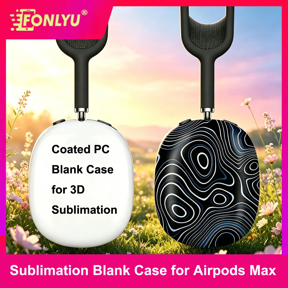 FONLYU 10 Pieces for Airpods Max 3D Film Sublimation earphone Cases glossy Blank Headphone case Heat Press DIY Custom
FONLYU 10 Pieces for Airpods Max 3D Film Sublimation earphone Cases glossy Blank Headphone case Heat Press DIY Custom