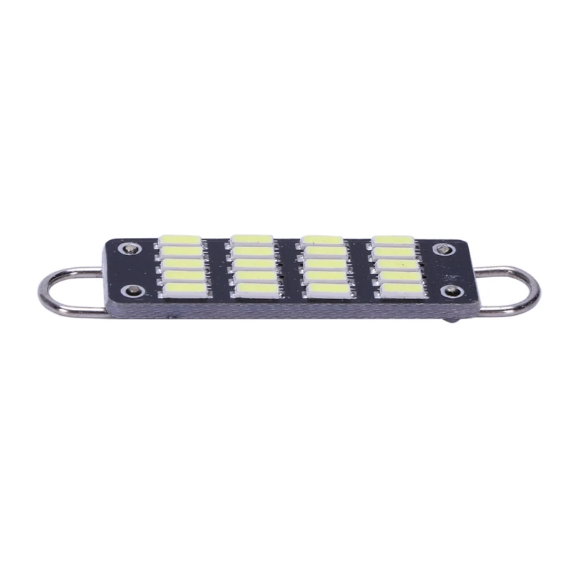 Светодиодная лампа Festoon 44 мм, ярко-белая, 20 SMD, жесткая петля, 1,73 дюйма, для внутреннего освещения, 561 567 564, упаковка из 8 штук
Светодиодная лампа Festoon 44 мм, ярко-белая, 20 SMD, жесткая петля, 1,73 дюйма, для внутреннего освещения, 561 567 564, упаковка из 8 штук