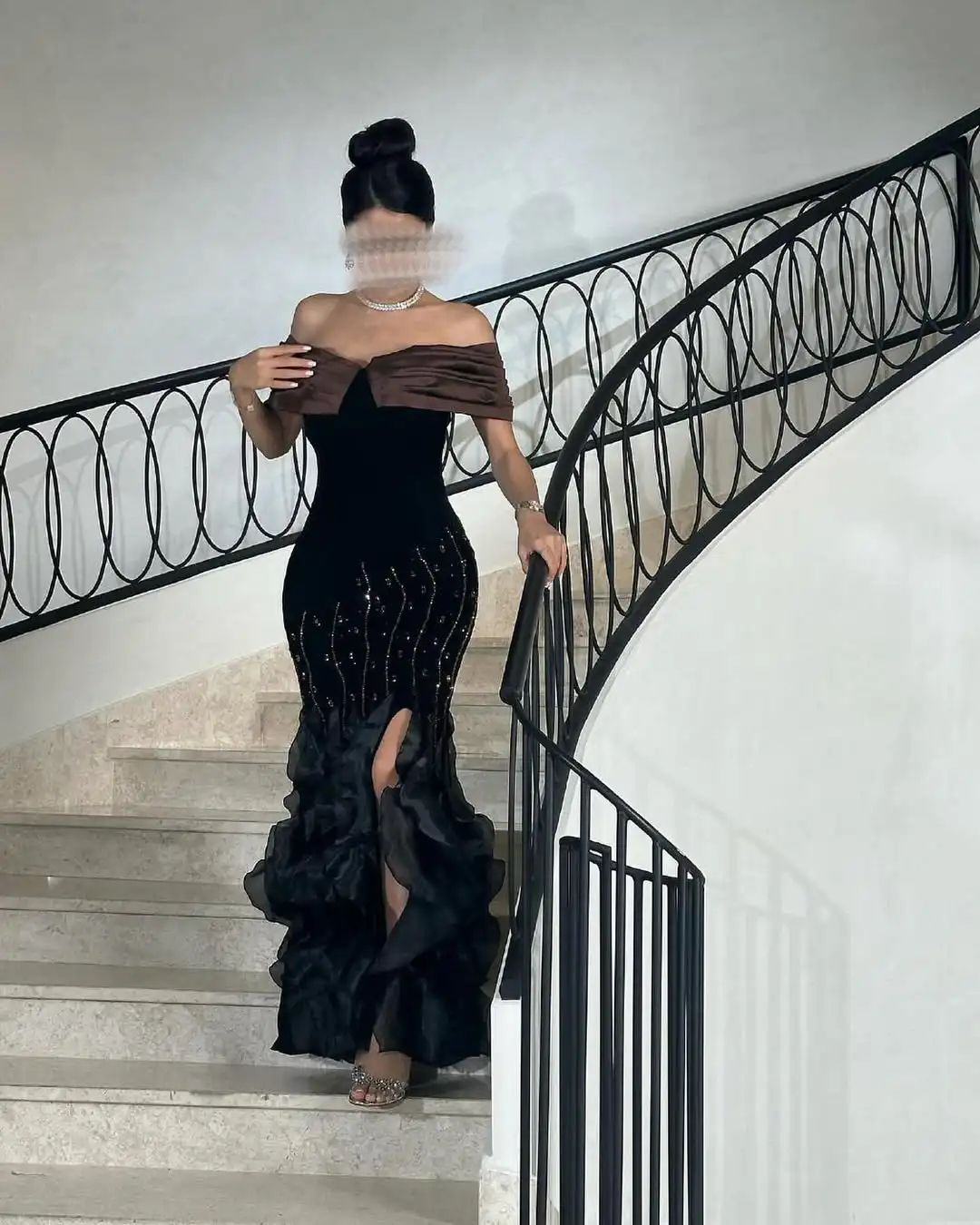 Customized Mermaid Sleeveless Prom Dresses Off The Shoulder Beadings Ruffles Floor Length Evening Dresses Party Dresses
Customized Mermaid Sleeveless Prom Dresses Off The Shoulder Beadings Ruffles Floor Length Evening Dresses Party Dresses