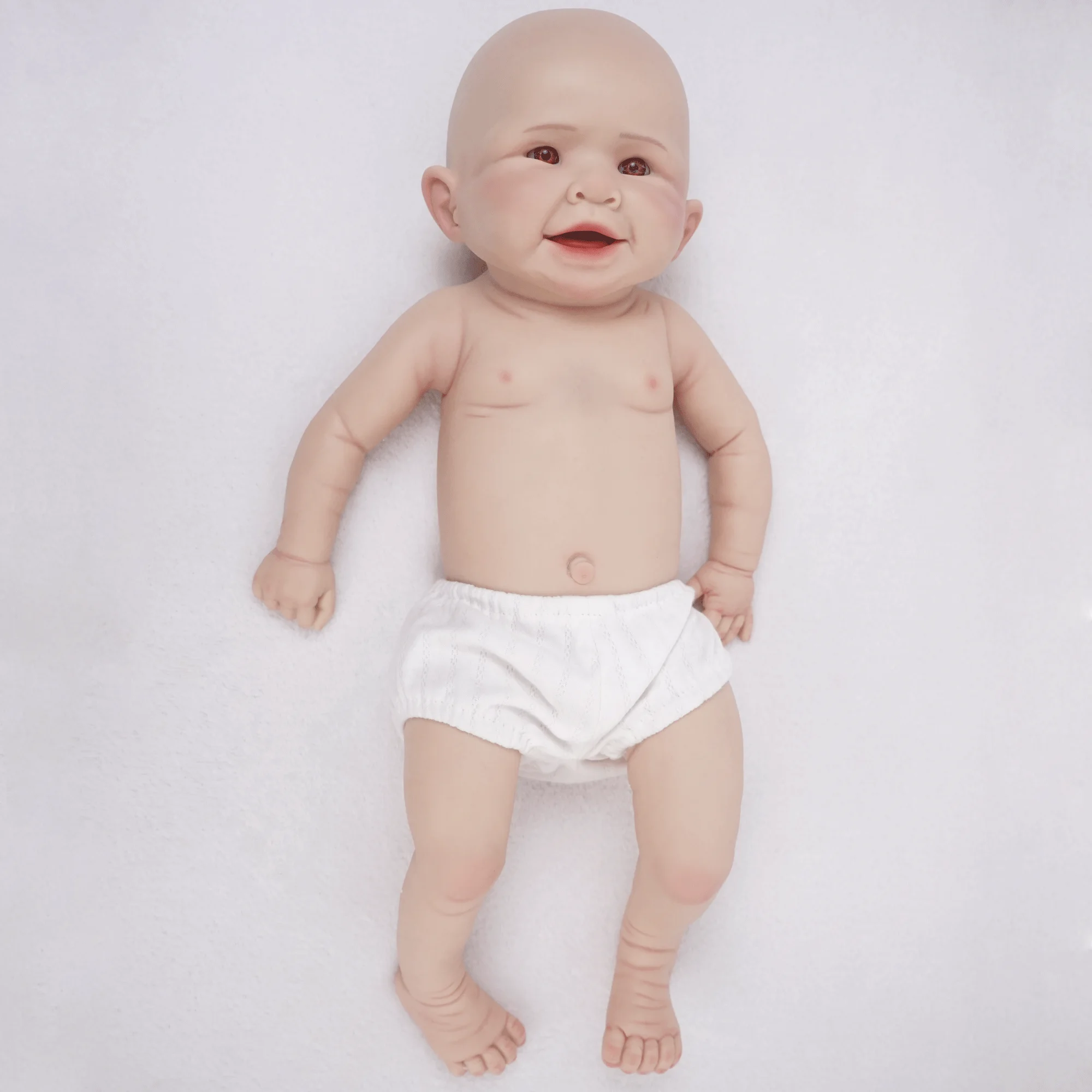 19.5-inch Rebirth Doll Full Body Silicone Doll Rebirth Baby Doll Vivid New Craftsmanship Environmentally friendly Material Child
19.5-inch Rebirth Doll Full Body Silicone Doll Rebirth Baby Doll Vivid New Craftsmanship Environmentally friendly Material Child