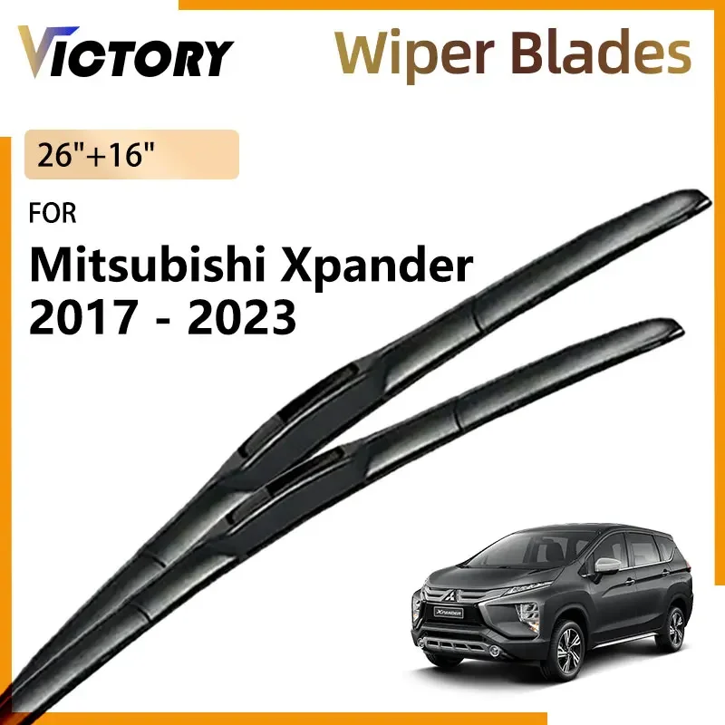 For Mitsubishi Xpander Cross 2017 - 2023 2022 2021 2020 2019 Nissan Livina Front Wiper Blades Windshield Windscreen Brush 26"16"
For Mitsubishi Xpander Cross 2017 - 2023 2022 2021 2020 2019 Nissan Livina Front Wiper Blades Windshield Windscreen Brush 26"16"