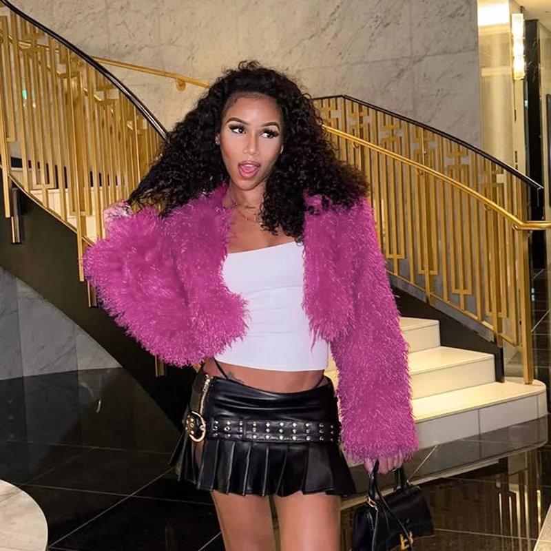 Elegant Fur Cropped Jacket Women Crop Coats Y2K Streetwear 2025 Winter Fall Luxury Clothes Sexy Black Fashion Jackets Coats
Elegant Fur Cropped Jacket Women Crop Coats Y2K Streetwear 2025 Winter Fall Luxury Clothes Sexy Black Fashion Jackets Coats