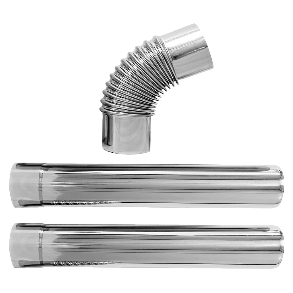 3Pcs Chimney Flue Stainless Steel 90 Degree Elbow Straight Tube Set for Gas Water Heater Ventilation High Temperature Resistant
3Pcs Chimney Flue Stainless Steel 90 Degree Elbow Straight Tube Set for Gas Water Heater Ventilation High Temperature Resistant